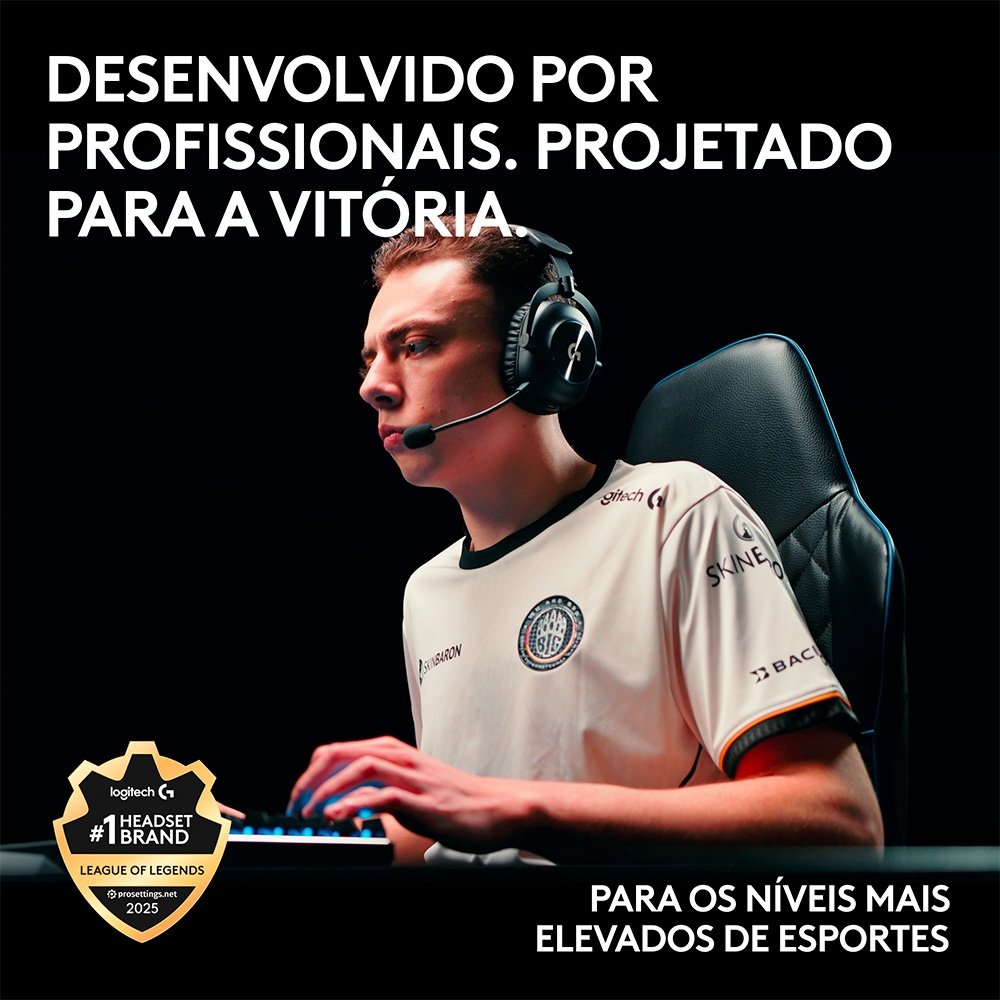 Headset Sem Fio Logitech G Pro X 2 | KaBuM!