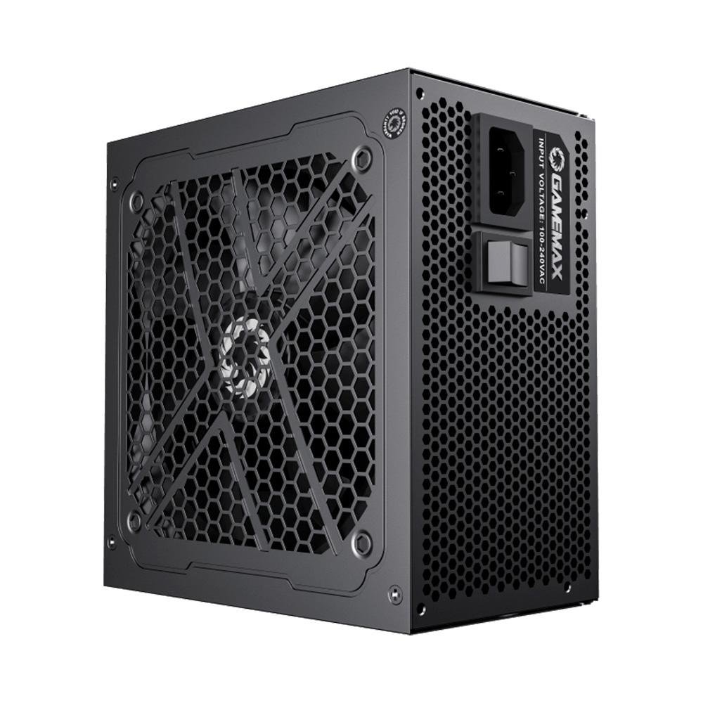 Fonte Gamemax GX750, 750W, 80 Plus Gold, Modular, PFC Ativo, Com Cabo, Preto - GX750MBKV1S7710BR