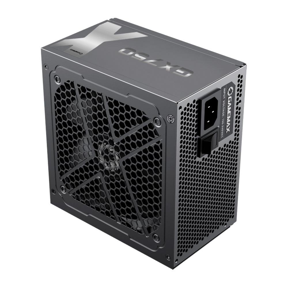 Fonte Gamemax GX750, 750W, 80 Plus Gold, Modular, PFC Ativo, Com Cabo, Preto - GX750MBKV1S7710BR