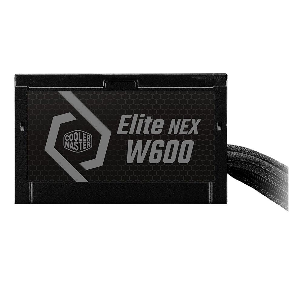 Fonte Cooler Master Elite Nex White 600, 600W, 80 Plus, PFC Ativo, Bivolt, Com Cabo, Preto - MPW-6001-ACAW-BB1 Fonte Cooler Master Elite Nex White 600, 600W, 80 Plus, PFC Ativo, Bivolt, Com Cabo, Preto - MPW-6001-ACAW-BB1