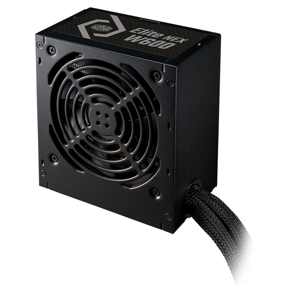 Fonte Cooler Master Elite Nex White 600, 600W, 80 Plus, PFC Ativo, Bivolt, Com Cabo, Preto - MPW-6001-ACAW-BB1 Fonte Cooler Master Elite Nex White 600, 600W, 80 Plus, PFC Ativo, Bivolt, Com Cabo, Preto - MPW-6001-ACAW-BB1