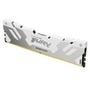 Memória RAM Kingston Fury Renegade XMP, 16GB, 7600MT/s, DDR5, DIMM, CL38, Branco - KF576C38RW-16