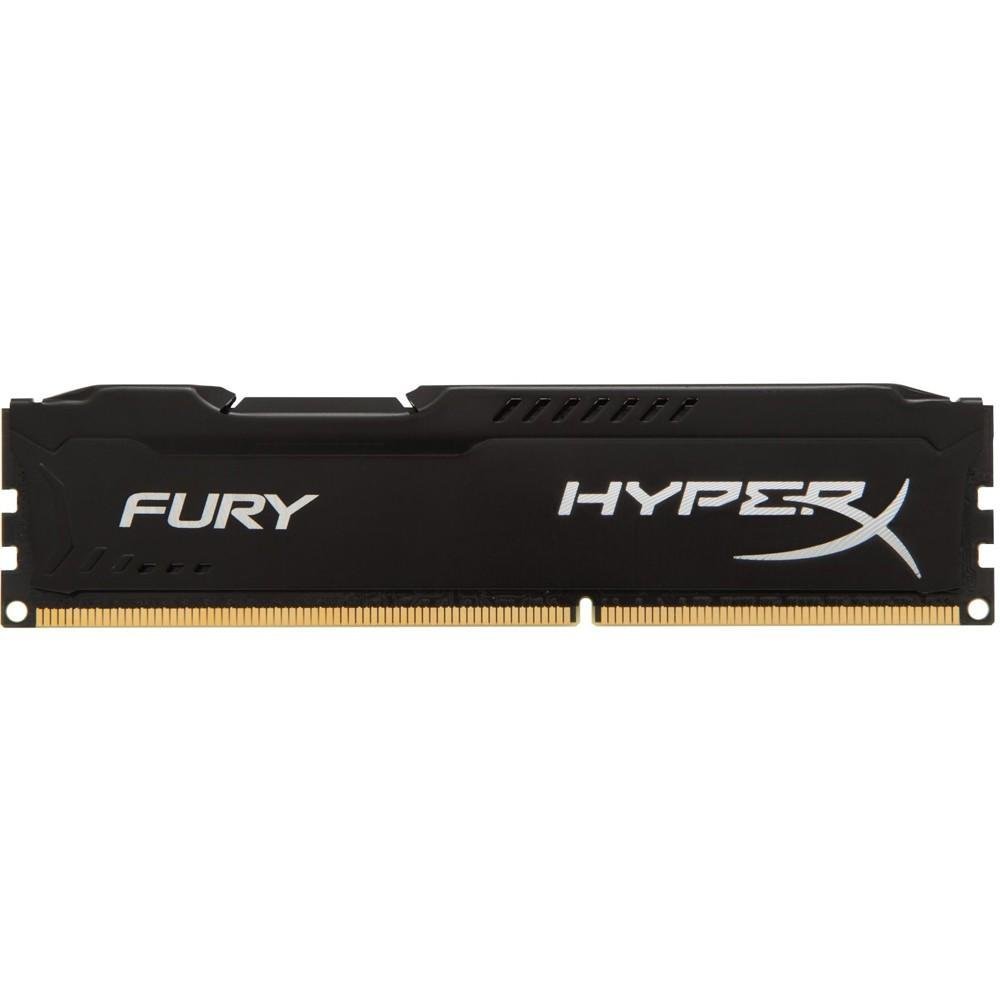 Memória RAM HyperX Fury, 4GB, 1600MHz, DDR3, CL10, Preto - HX316C10FB/4 Memória RAM HyperX Fury, 4GB, 1600MHz, DDR3, CL10, Preto - HX316C10FB/4