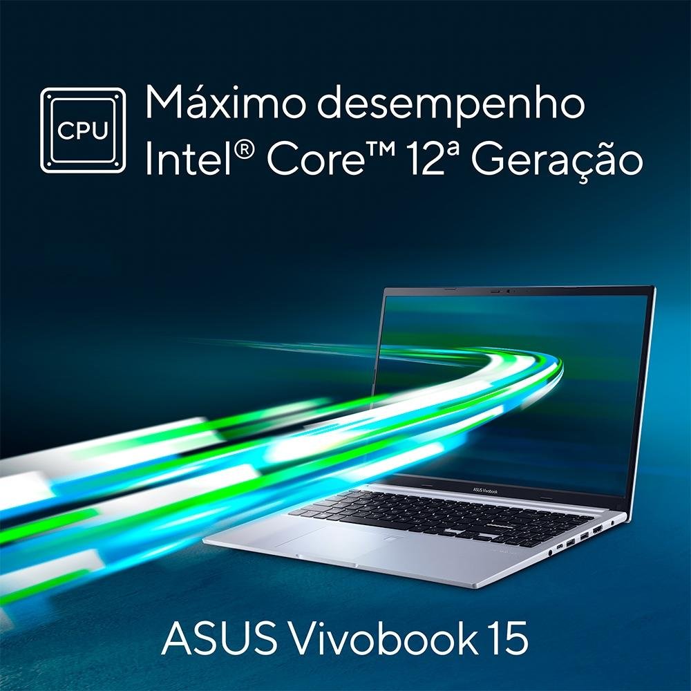 Notebook ASUS Vivobook Go 15 X1502ZA | KaBuM!