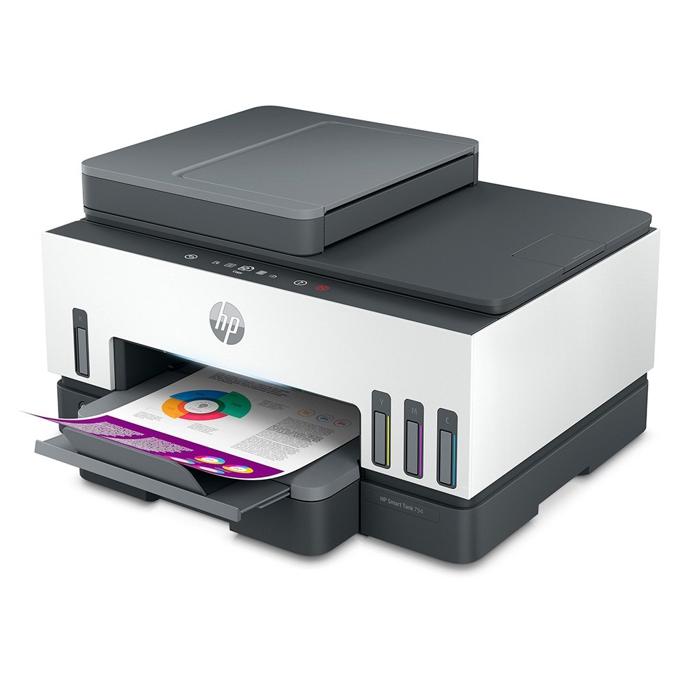 Impressora Multifuncional HP Smart Tank 794, Wi-Fi - Tanque de Tinta Colorida Duplex USB, Bivolt - 2G9Q9A#AK4 Impressora Multifuncional HP Smart Tank 794, Wi-Fi - Tanque de Tinta Colorida Duplex USB, Bivolt - 2G9Q9A#AK4