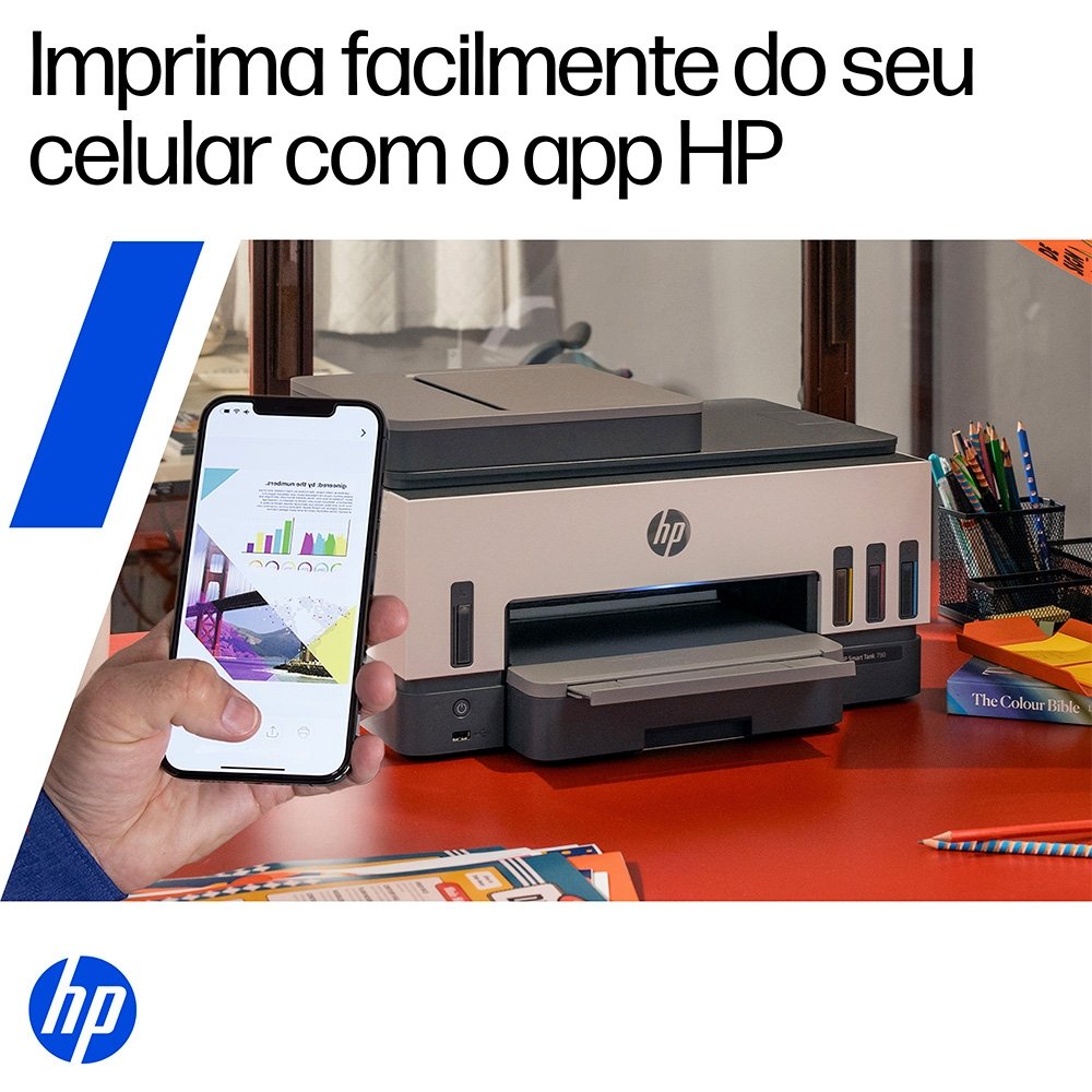 Impressora Multifuncional HP Smart Tank 794, Wi-Fi - Tanque de Tinta Colorida Duplex USB, Bivolt - 2G9Q9A#AK4 Impressora Multifuncional HP Smart Tank 794, Wi-Fi - Tanque de Tinta Colorida Duplex USB, Bivolt - 2G9Q9A#AK4