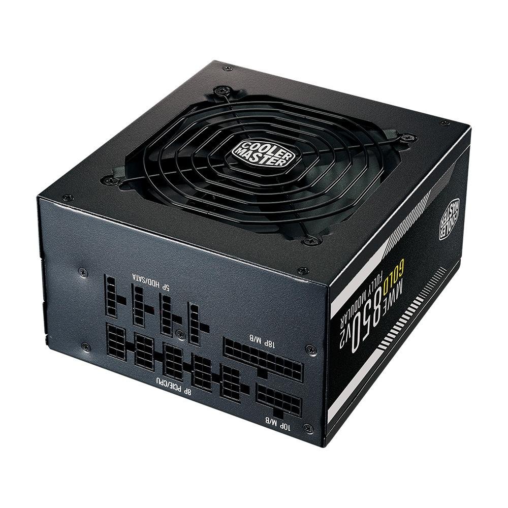 Fonte Cooler Master 850W, 80 Plus Gold, Modular, PFC Ativo, Bivolt, Sem Cabo, Branco - MPE-8501-AFAAG-GWO