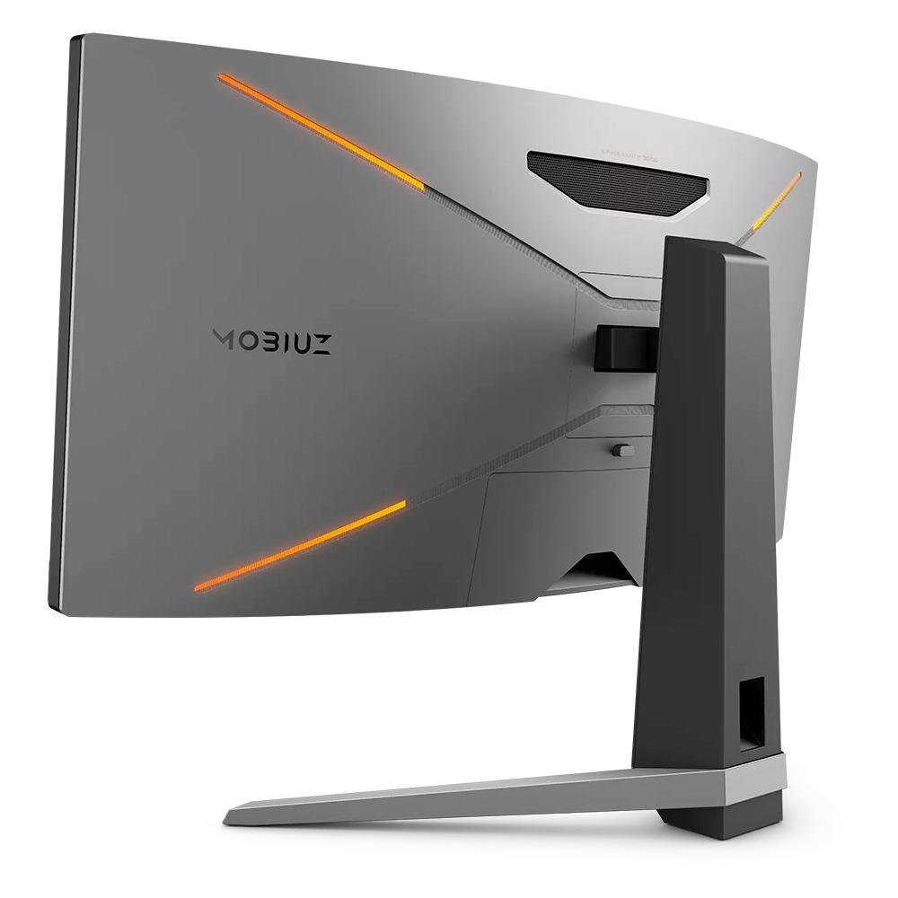 Monitor Gamer Curvo BenQ Mobiuz 34", WQHD, 144Hz, 1ms, FreeSync Pro, HDRi, DisplayPort, HDMI e USB, Altura Ajustável, Som Integrado - EX3410R