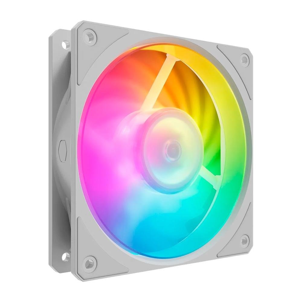 Cooler FAN Cooler Master Mobius 120P, 120mm, ARGB, Branco - MFZ-M2DW-24NP2-R1