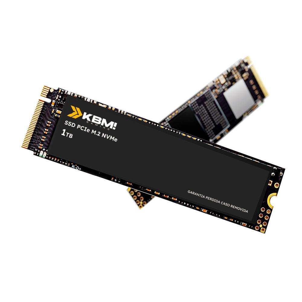 SSD KBM! Gaming, 1TB, M.2 NVMe, PCIe, Leitura 2400 MB/s, Gravação 1700 MB/s, Preto - KGSSD3101000 SSD KBM! Gaming, 1TB, M.2 NVMe, PCIe, Leitura 2400 MB/s, Gravação 1700 MB/s, Preto - KGSSD3101000