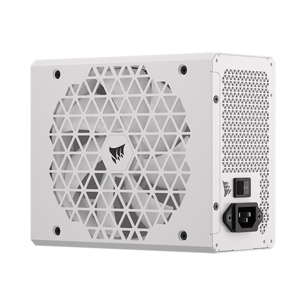Fonte Corsair RM1000x Shift, 1000W, 80 Plus Gold, Modular, Branco - CP-9020275-BR
