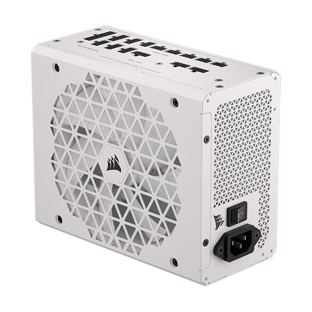 Fonte Corsair RM1000x Shift, 1000W, 80 Plus Gold, Modular, Branco - CP-9020275-BR