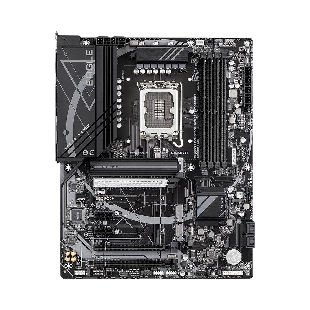 Placa-Mãe Gigabyte Z790 EAGLE, Intel, ATX, DDR5, RGB, Preto - Z790 EAGLE Placa-Mãe Gigabyte Z790 EAGLE, Intel, ATX, DDR5, RGB, Preto - Z790 EAGLE