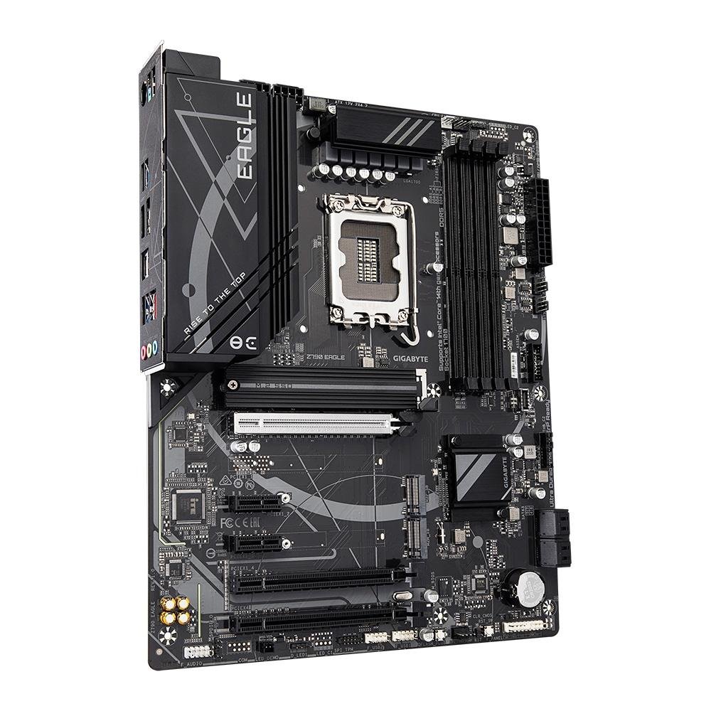 Placa-Mãe Gigabyte Z790 EAGLE, Intel, ATX, DDR5, RGB, Preto - Z790 EAGLE Placa-Mãe Gigabyte Z790 EAGLE, Intel, ATX, DDR5, RGB, Preto - Z790 EAGLE