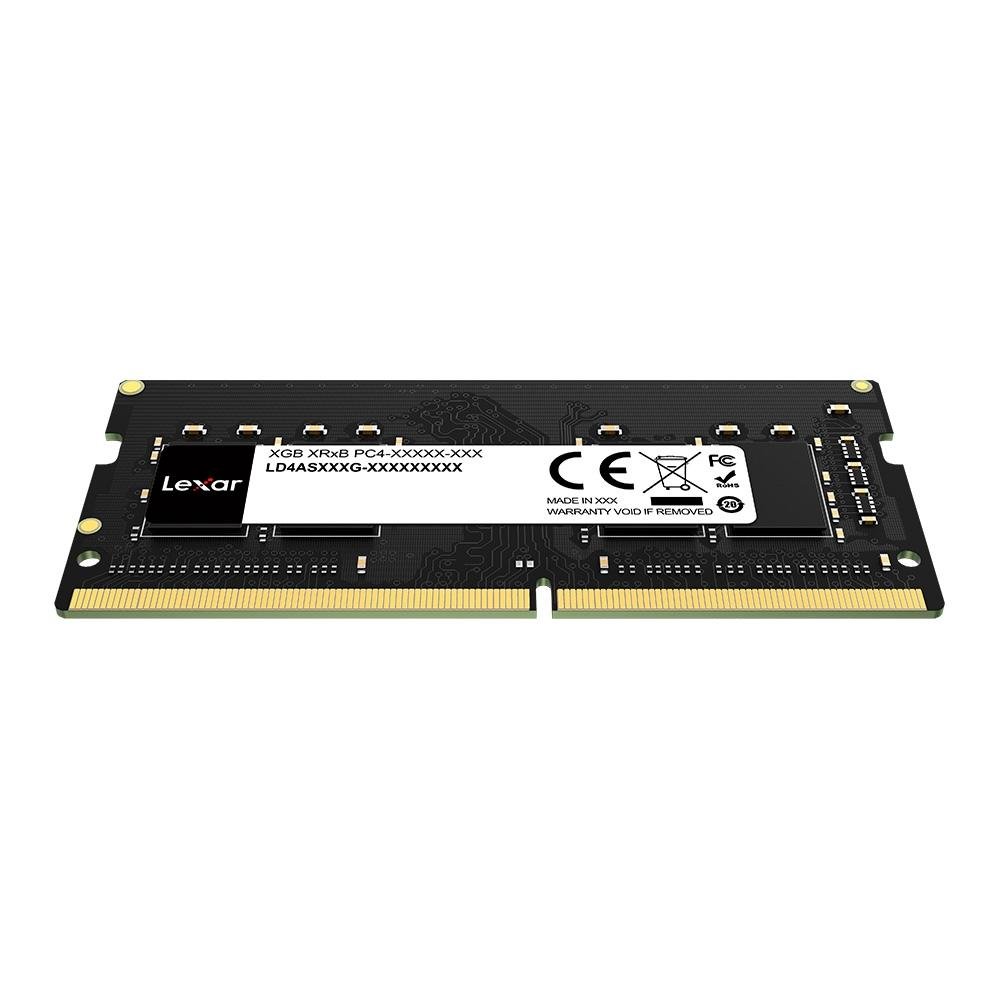 Memória Para Notebook Lexar, 16GB, 3200MHz, DDR4, CL22, Preto - LD4AS016G-B3200GSST Memória Para Notebook Lexar, 16GB, 3200MHz, DDR4, CL22, Preto - LD4AS016G-B3200GSST