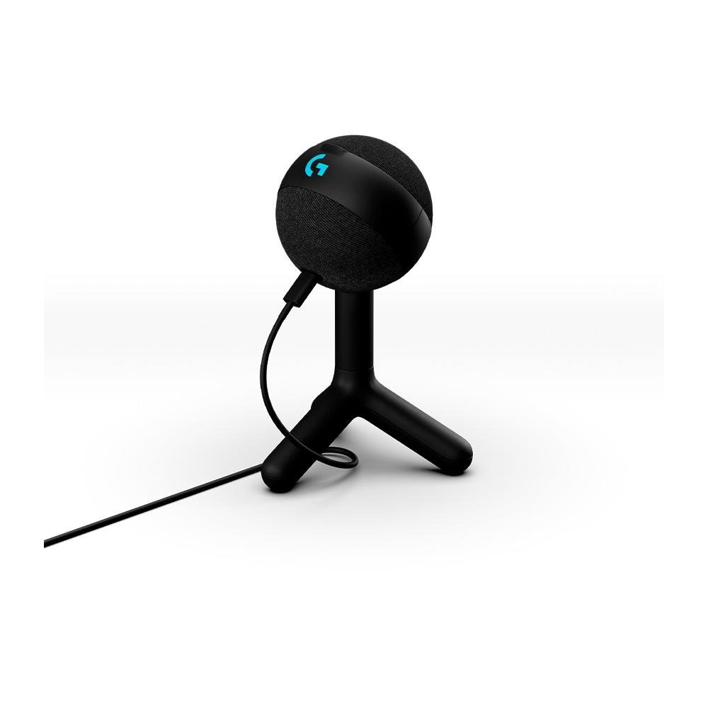 Microfone Gamer Logitech G Yeti Orb com RGB LIGHTSYNC, USB Plug and Play para Gravação de Conteúdo e Streaming, Preto - 988-000550 Microfone Gamer Logitech G Yeti Orb com RGB LIGHTSYNC, USB Plug and Play para Gravação de Conteúdo e Streaming, Preto - 988-000550