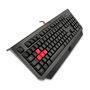 Teclado Gamer Bloody Turbo iluminated com Teclas Anti-Ghost USB B120 Black