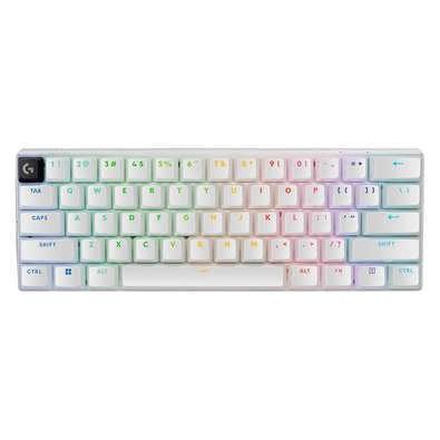 Imagem do produto Teclado Mecânico Gamer sem fio Logitech G Pro X 60 Lightspeed Switch Brown Tactile - Branco em Kabum