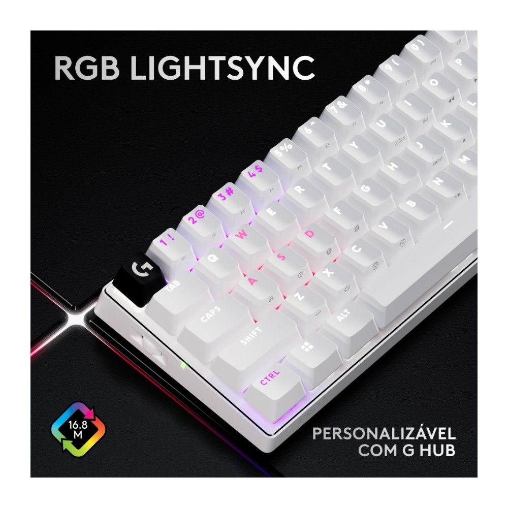 Teclado Mecânico Logitech G Pro X 60 | KaBuM!