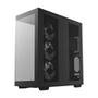 Gabinete Gamer Deepcool CH 780, Full Tower, E-ATX, Lateral e Frente em Vidro Temperado, Kit Cooler Fan ARGB, Preto - R-CH780-BKADE41-G-1