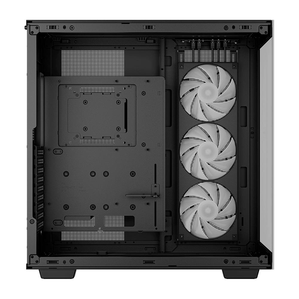 Gabinete Gamer Deepcool CH 780, Full Tower, E-ATX, Lateral e Frente em Vidro Temperado, Kit Cooler Fan ARGB, Preto - R-CH780-BKADE41-G-1 Gabinete Gamer Deepcool CH 780, Full Tower, E-ATX, Lateral e Frente em Vidro Temperado, Kit Cooler Fan ARGB, Preto - R-CH780-BKADE41-G-1