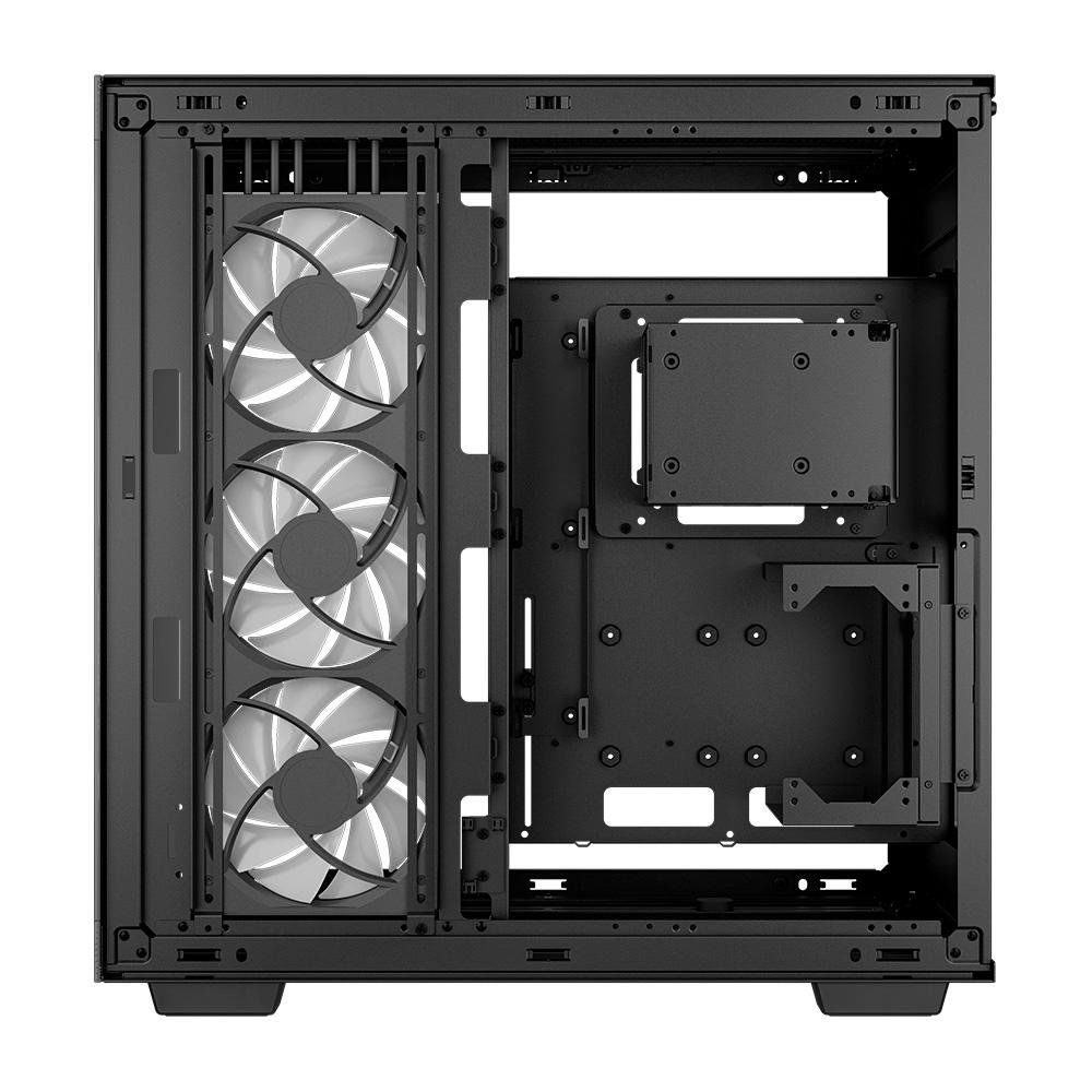 Gabinete Gamer Deepcool CH 780, Full Tower, E-ATX, Lateral e Frente em Vidro Temperado, Kit Cooler Fan ARGB, Preto - R-CH780-BKADE41-G-1 Gabinete Gamer Deepcool CH 780, Full Tower, E-ATX, Lateral e Frente em Vidro Temperado, Kit Cooler Fan ARGB, Preto - R-CH780-BKADE41-G-1