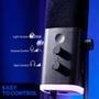 Microfone Dinâmico Gamer Fifine Ampligame, RGB, Cardióide, USB-C, Anti-Ruído, Para Streaming, Preto - AM8