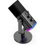 Microfone Dinâmico Gamer Fifine Ampligame, RGB, Cardióide, USB-C, Anti-Ruído, Para Streaming, Preto - AM8