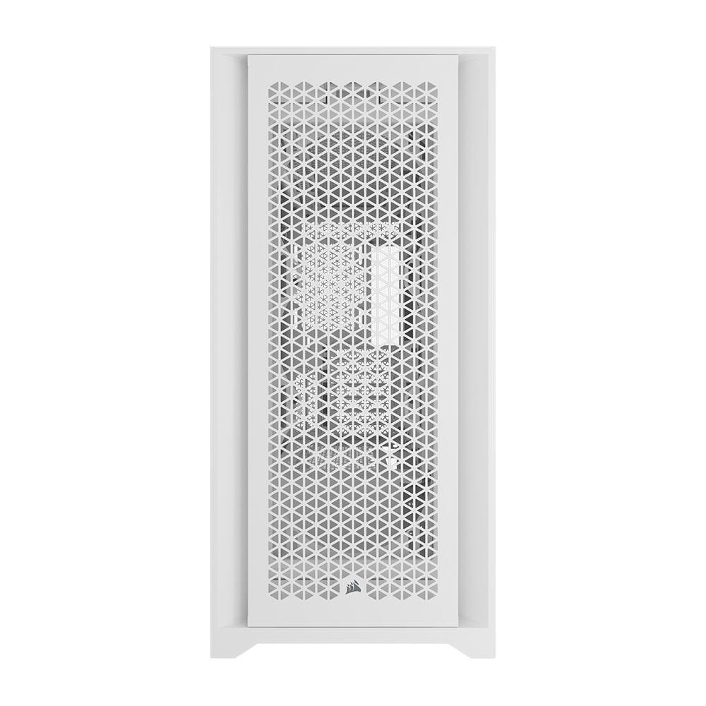 Gabinete Gamer Corsair 5000D AIRFLOW CORE Tempered Glass Mid-Tower, Branco - CC-9011262-WW