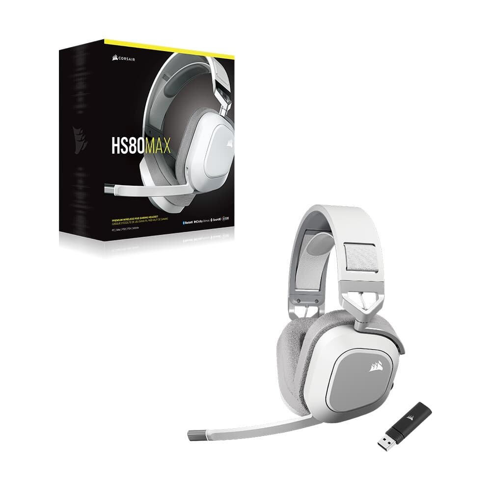 Headset Gamer Sem Fio Corsair HS80 MAX | KaBuM!