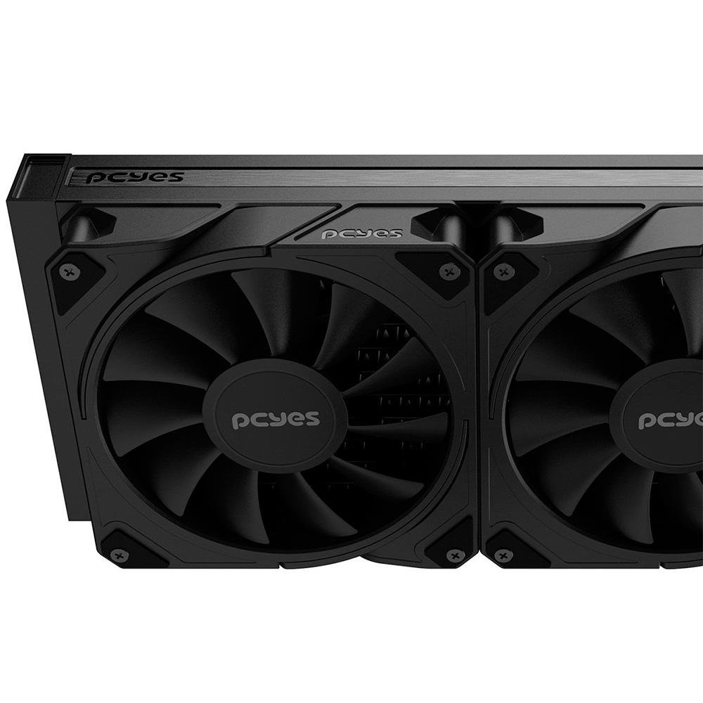 Water Cooler PCYes Sangue Frio 3, 240mm, AMD/Intel, Preto - WCSF3240BR