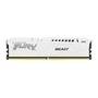 Memória RAM Kingston Fury Beast XMP, 32GB (2X16GB), 6000MT/s, DDR5, DIMM, CL30, Branco - KF560C30BWK2-32