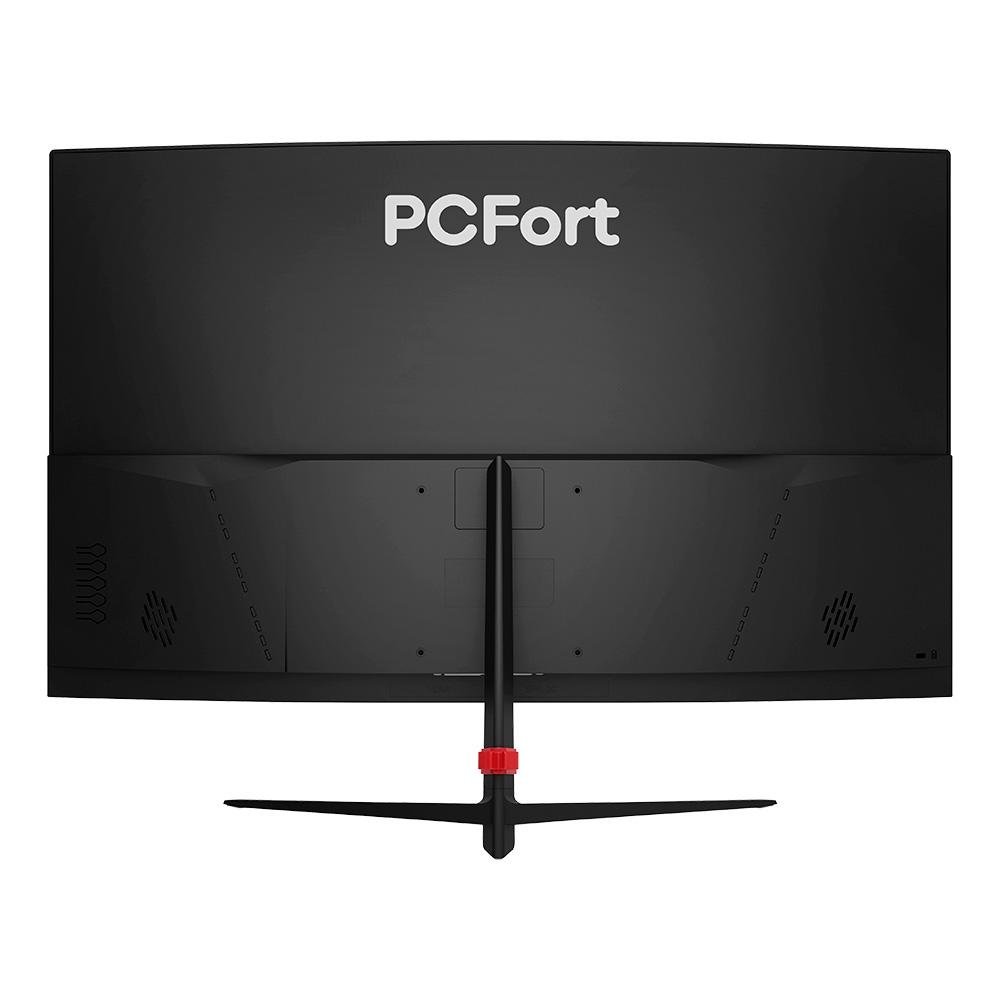 Monitor Gamer Curvo PCFort 27", Full HD, 100Hz, 1ms, HDMI e VGA, Ajuste de Ângulo, Preto - U27F100