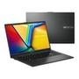 Notebook ASUS VivoBook Go 15 E1504FA, AMD Ryzen 5 7520U, 8GB RAM, 512GB SSD, Tela 15.6" FHD, KeepOS, Preto - E1504FA-NJ732
