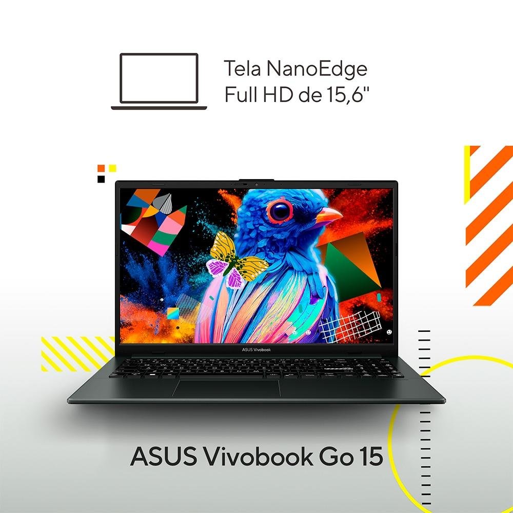 Notebook ASUS VivoBook Go 15 E1504FA | KaBuM!