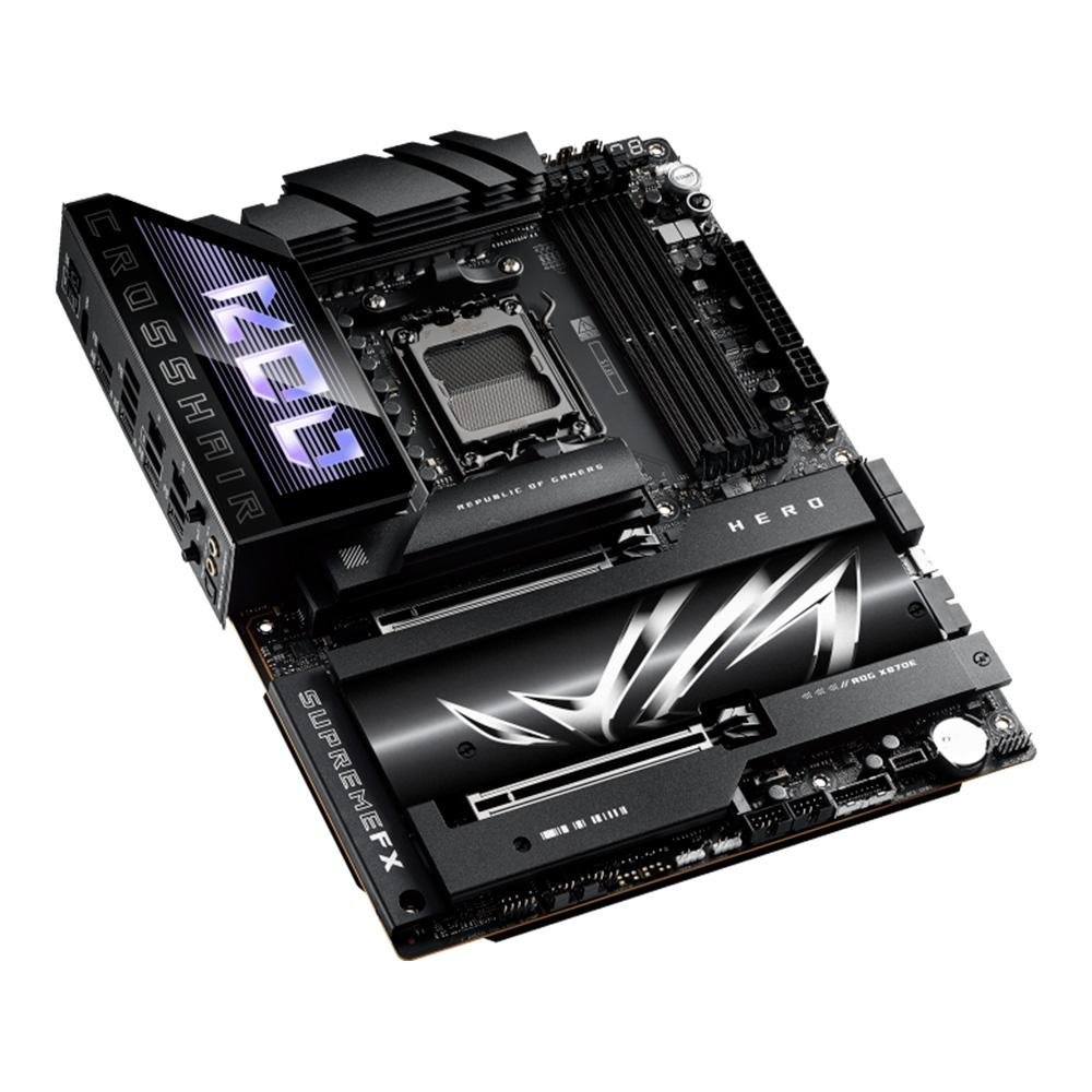 Placa Mãe Asus ROG CROSSHAIR X870E HERO | KaBuM!
