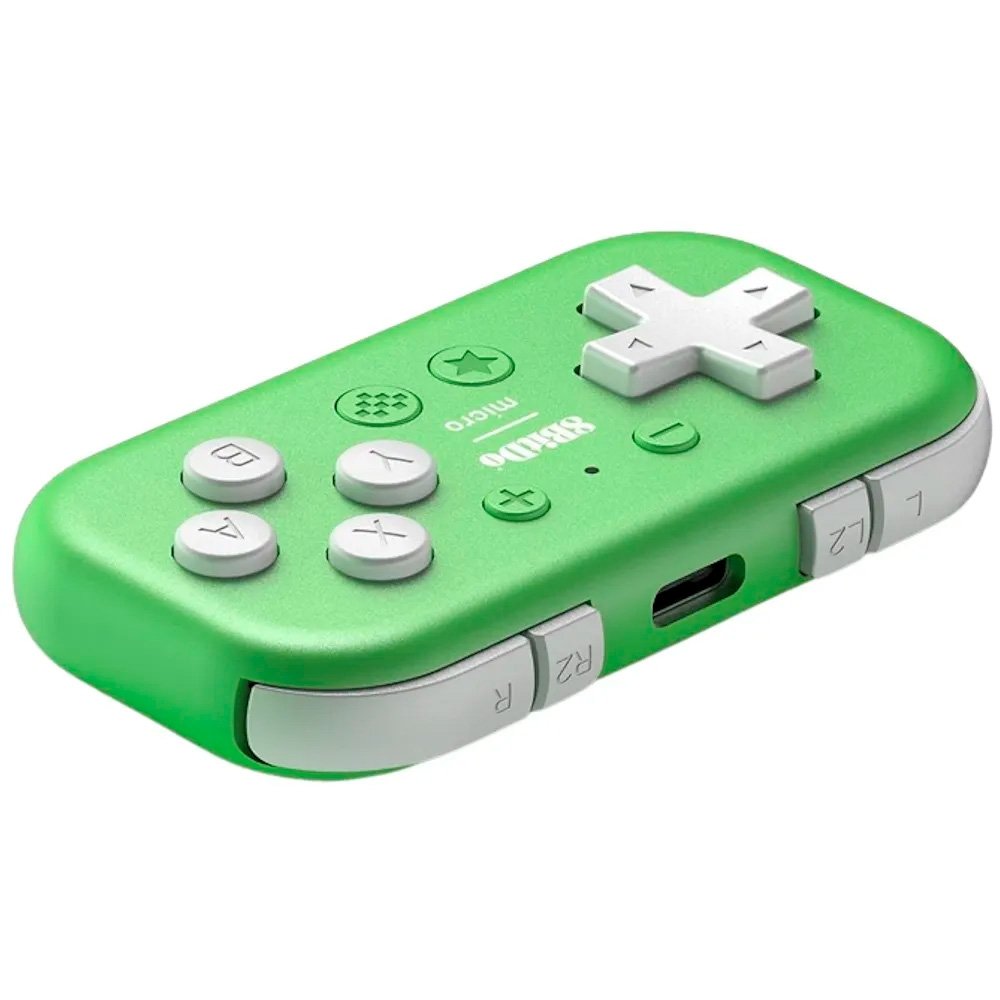 Controle Bluetooth 8BitDo, Micro Gamepad (Verde) - 80EL01 Controle Bluetooth 8BitDo, Micro Gamepad (Verde) - 80EL01