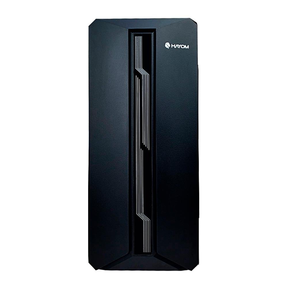 Gabinete Gamer Hayom GB1724, Mid Tower, ATX, Lateral em Vidro Temperado, Sem FANs, Preto - GB1724