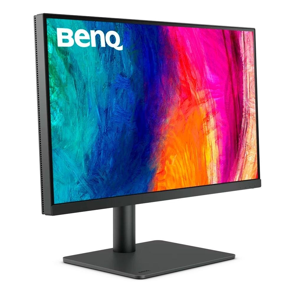 Monitor Profissional BenQ 27", 4K, IPS, DisplayPort, HDMI e USB-C, HDR 10, Altura Ajustável, Som Integrado, Preto - PD2705U