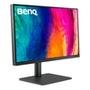 Monitor Profissional BenQ 27", 4K, IPS, DisplayPort, HDMI e USB-C, HDR 10, Altura Ajustável, Som Integrado, Preto - PD2705U