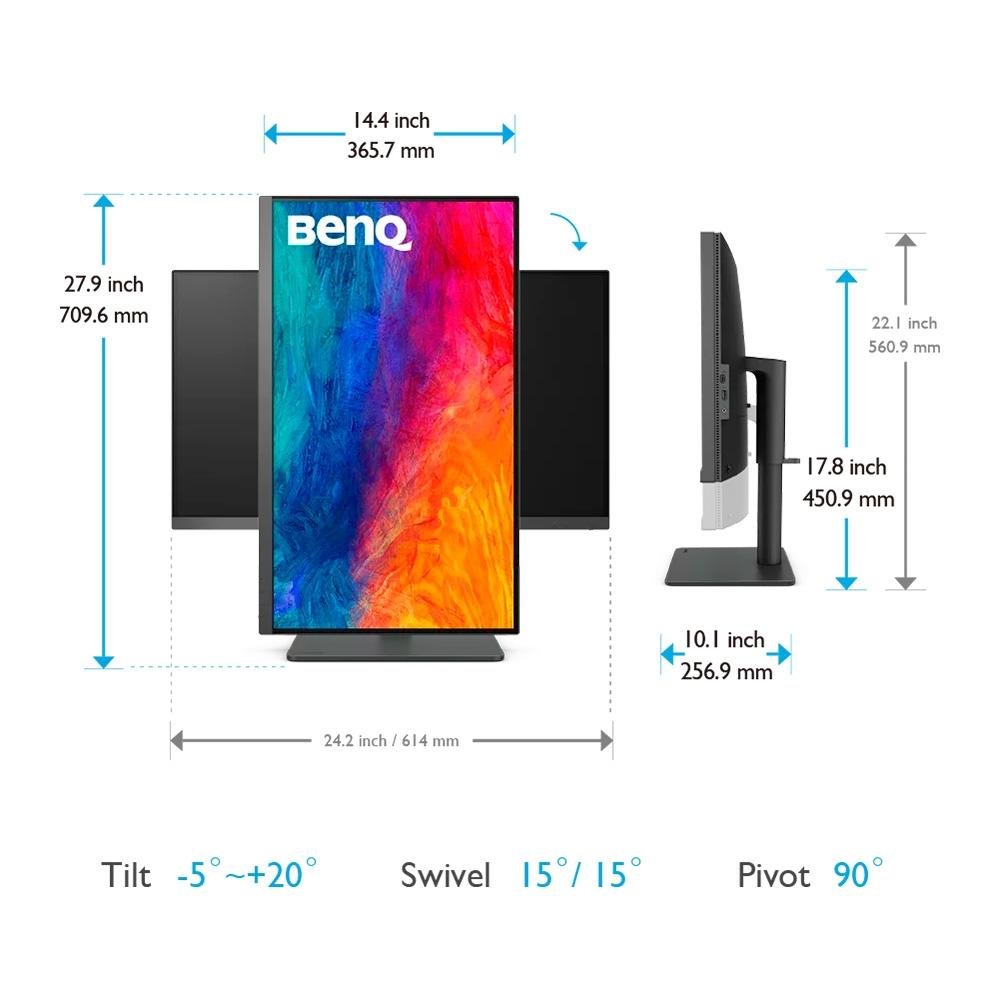 Monitor Profissional 4K BenQ PD2705U 27