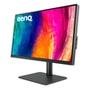 Monitor Profissional BenQ 27", 4K, IPS, DisplayPort, HDMI e USB-C, HDR 10, Altura Ajustável, Som Integrado, Preto - PD2705U