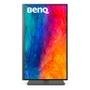 Monitor Profissional BenQ 27", 4K, IPS, DisplayPort, HDMI e USB-C, HDR 10, Altura Ajustável, Som Integrado, Preto - PD2705U