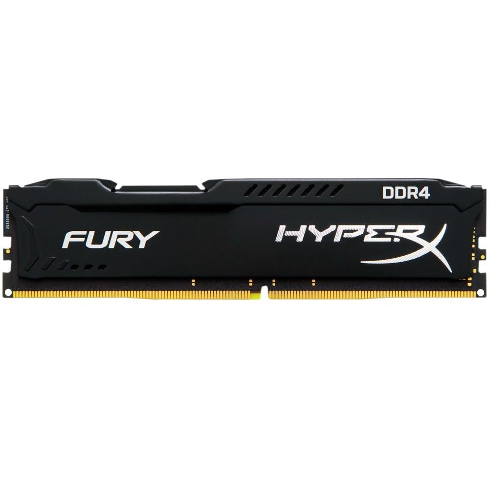 Memória HyperX Fury, 4GB, 2133MHz, DDR4, CL14, Preto - HX421C14FB/4 Memória HyperX Fury, 4GB, 2133MHz, DDR4, CL14, Preto - HX421C14FB/4