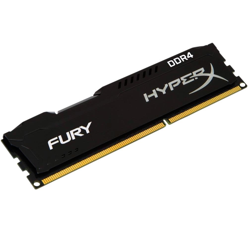 Memória HyperX Fury, 4GB, 2133MHz, DDR4, CL14, Preto - HX421C14FB/4 Memória HyperX Fury, 4GB, 2133MHz, DDR4, CL14, Preto - HX421C14FB/4