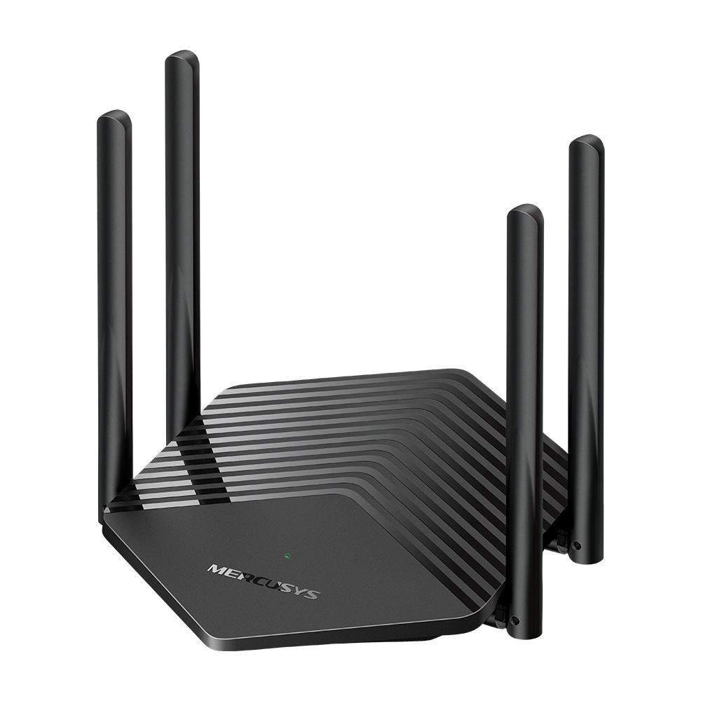 Roteador Mercusys Mr80x Wi-fi 6 Ax3000 Gigabit Dual Band, Preto - MR80XV4