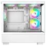 Gabinete Gamer Rise Mode Crystal Glass 03, Mid Tower, Lateral e Frontal em vidro, Sem FANs, Branco - RM-CA-CY-03-FW