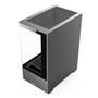 Gabinete Gamer Bluecase BG-054 HIT, Mid tower, Micro ATX e Mini ITX, Frontal e lateral em vidro, USB 3.0, Sem FANs, Cinza - BG-054GBX