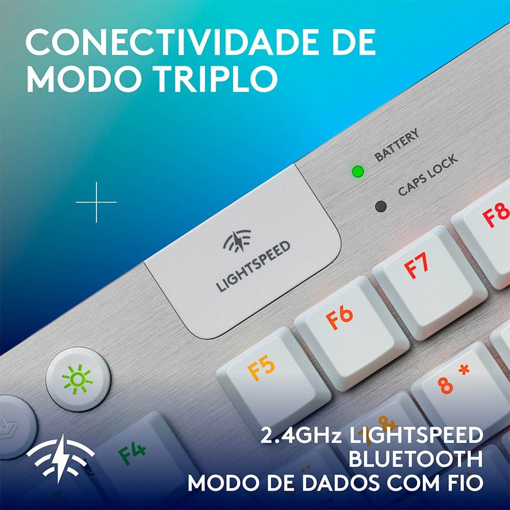 Teclado Mecânico Gamer Logitech G915 TKL | KaBuM!