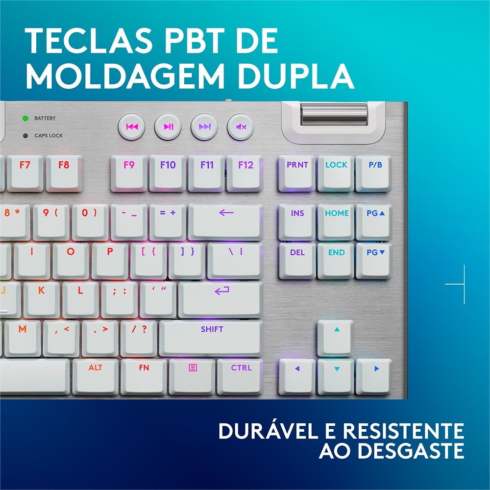 Teclado Mecânico Gamer Logitech G915 TKL | KaBuM!